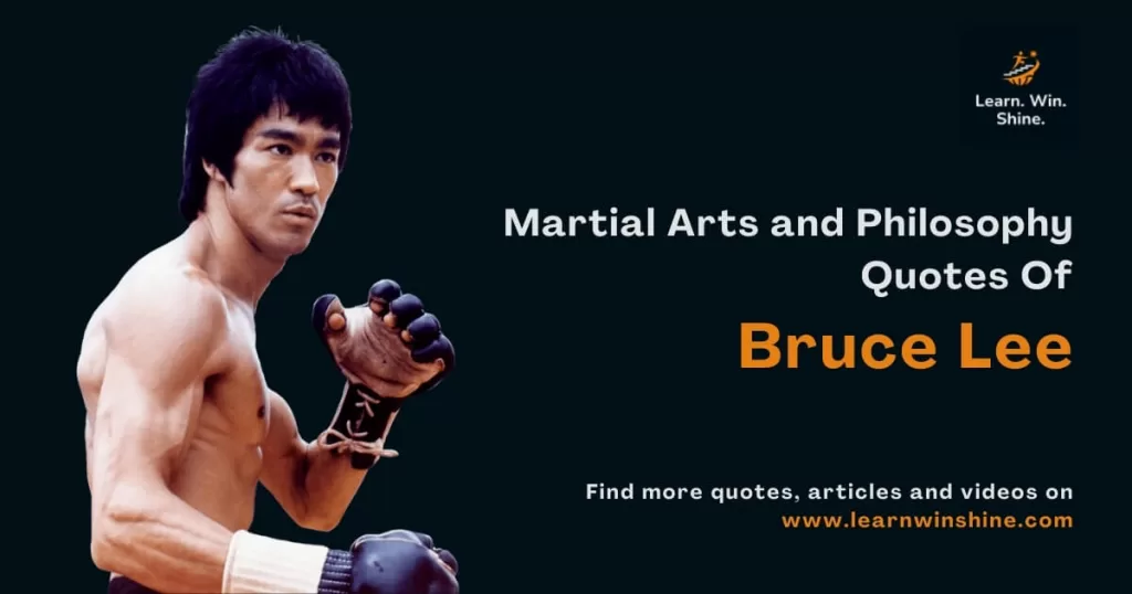 Biography and quotes of bruce lee quote