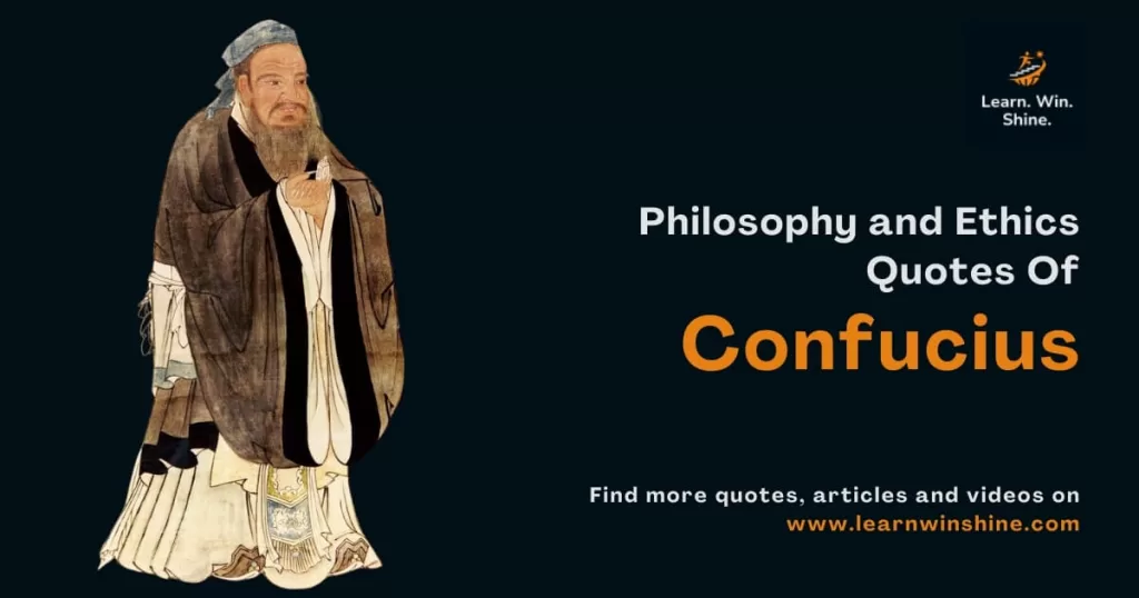 Biography and quotes of confucius