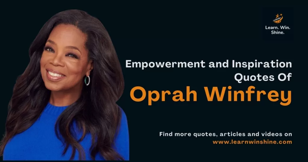 Biography and quotes of oprah winfrey