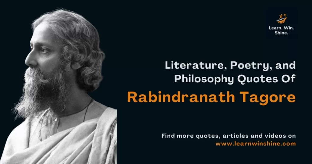 Biography and quotes of rabindranath tagore