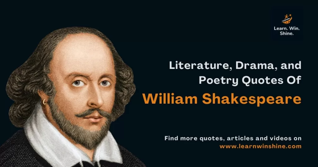 Biography and quotes of william shakespeare